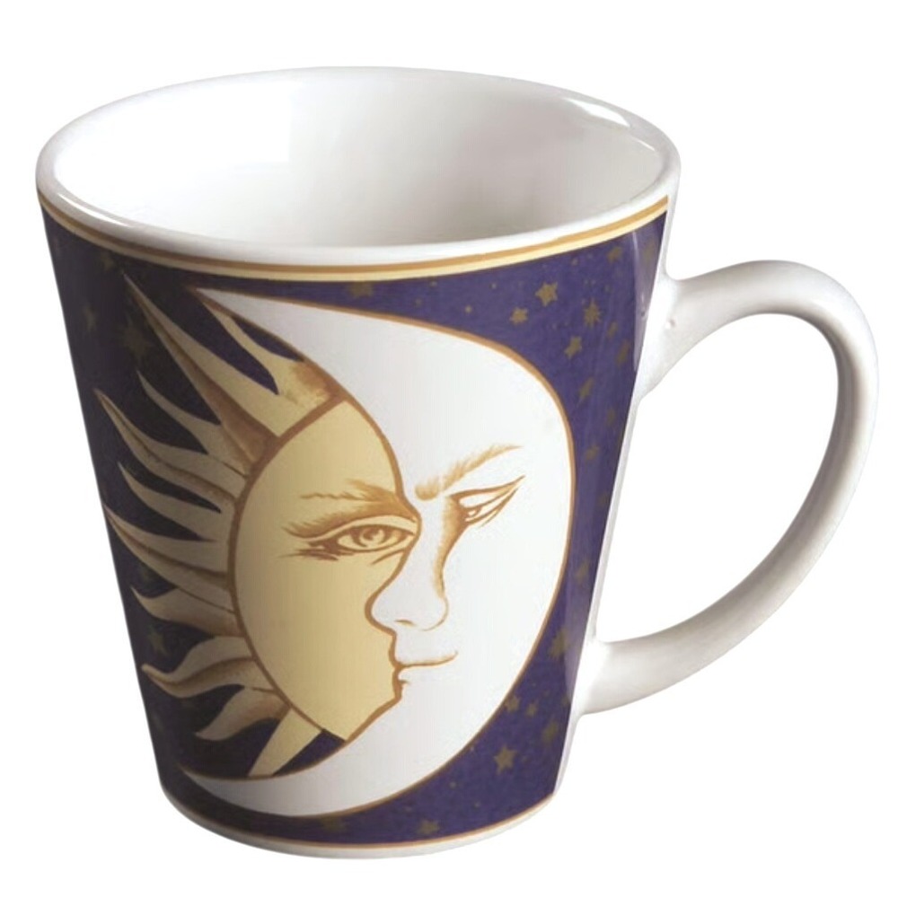 Tabletrendz by Sakura Lumina Celestial Sun Moon Stars Stoneware Coffee Mug